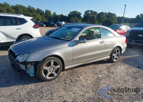 2006 Mercedes-Benz Clk 500 из США, поврежденный, VIN WDBTJ75J46F170631
